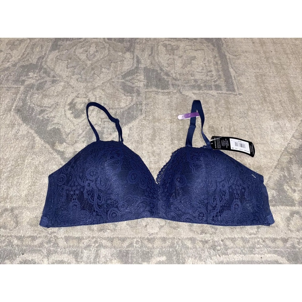 NWT MAIDENFORM PURE COMFORT WIRELESS‎ XXLARGE XXL BLUE DM7680